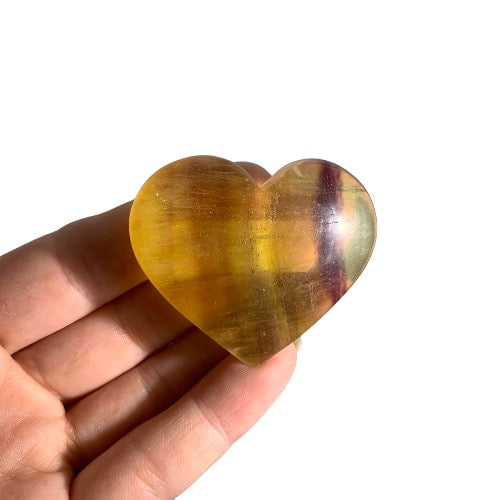 yellow fluorite heart 3