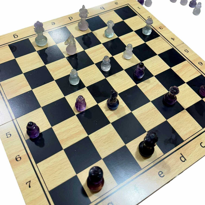 Fluorite Chess Set
