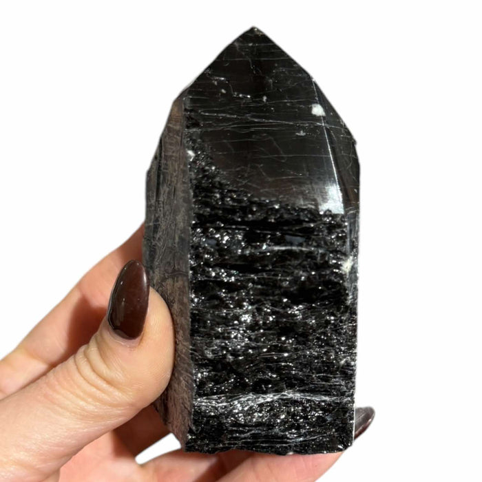 Black Tourmaline Polished Top Generator