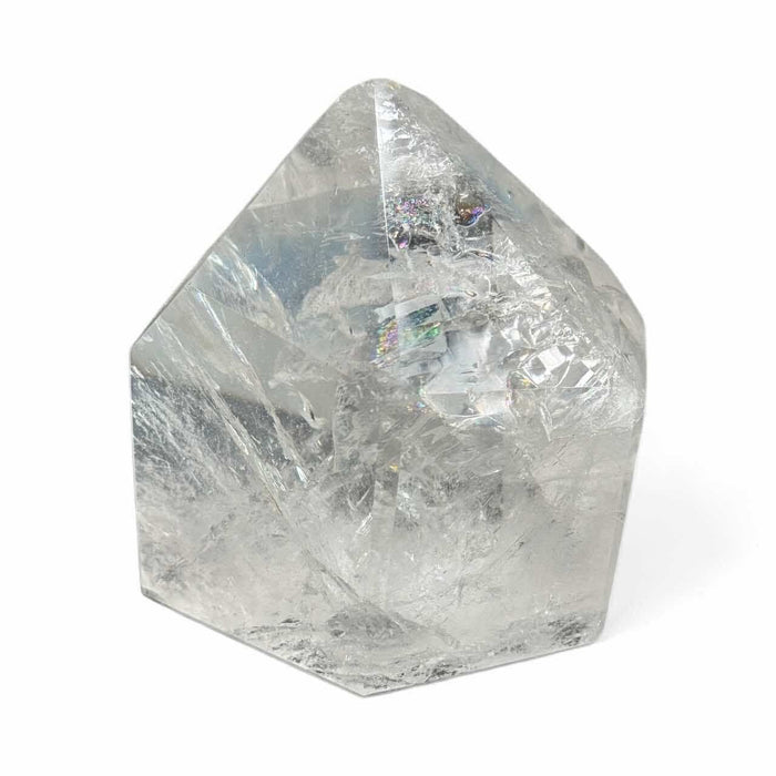 Clear Quartz Generator with Rainbows