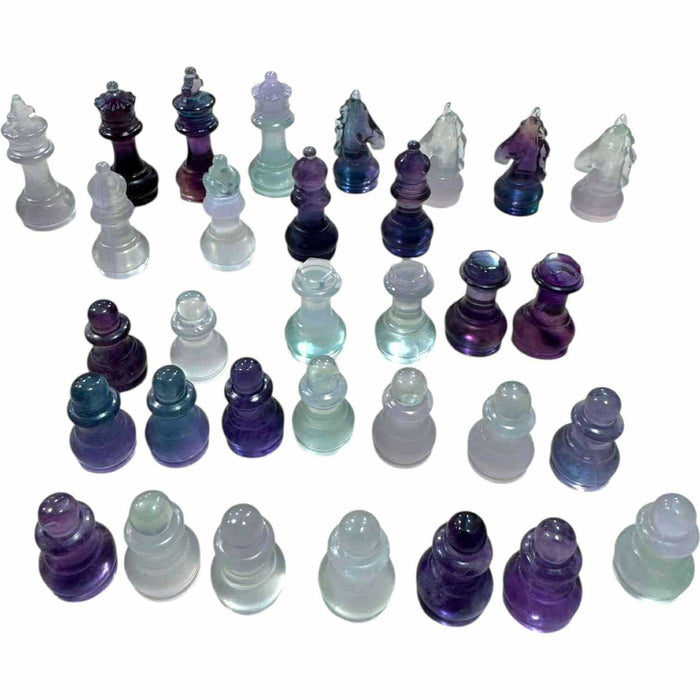 Fluorite Chess Set