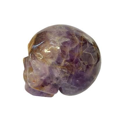 Amethyst Agate Skull