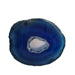 Blue agate slice