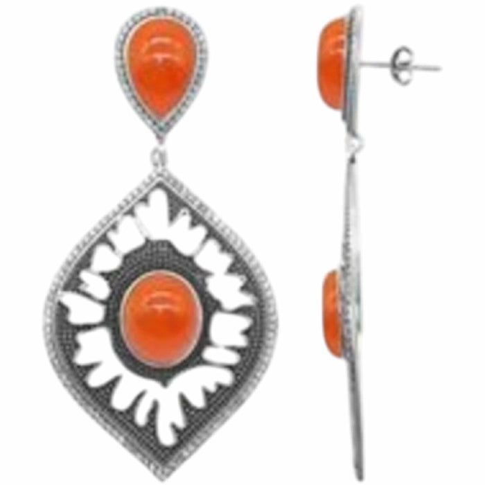 Carnelian Drop Earrings