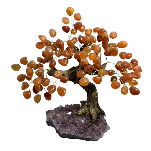 Carnelian Gem Tree Cluste Base