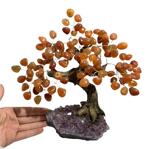 Carnelian Gem Tree Cluster Base