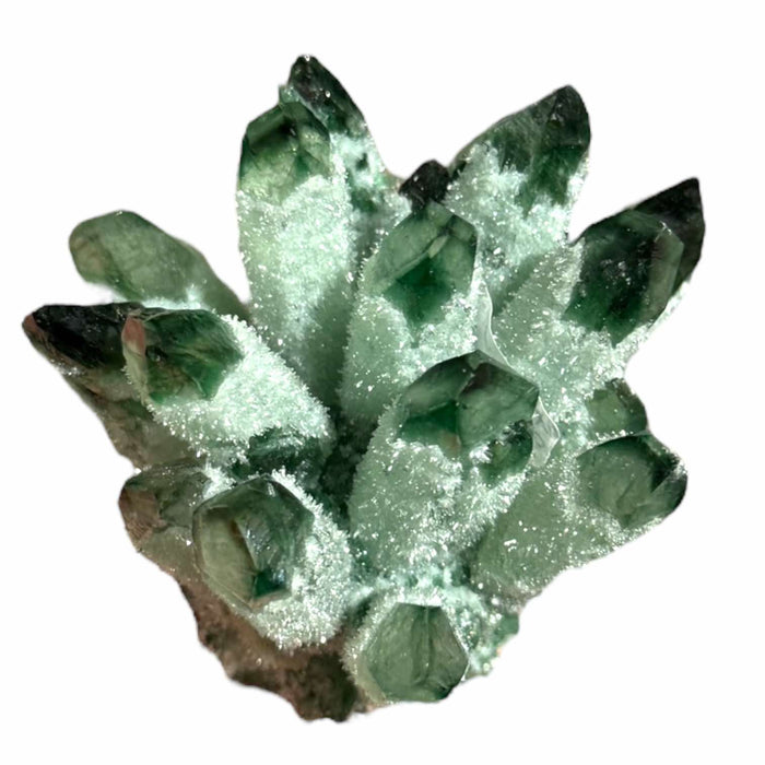 Chinese Chromium Quartz Cluster