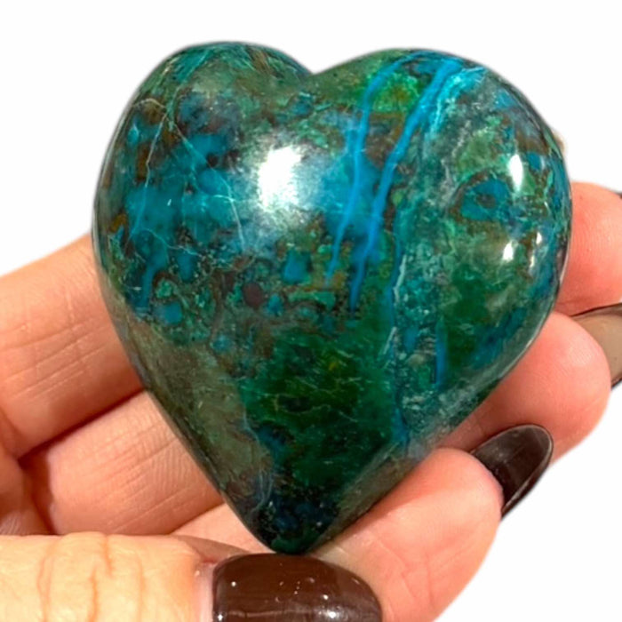 Chrysocolla Heart