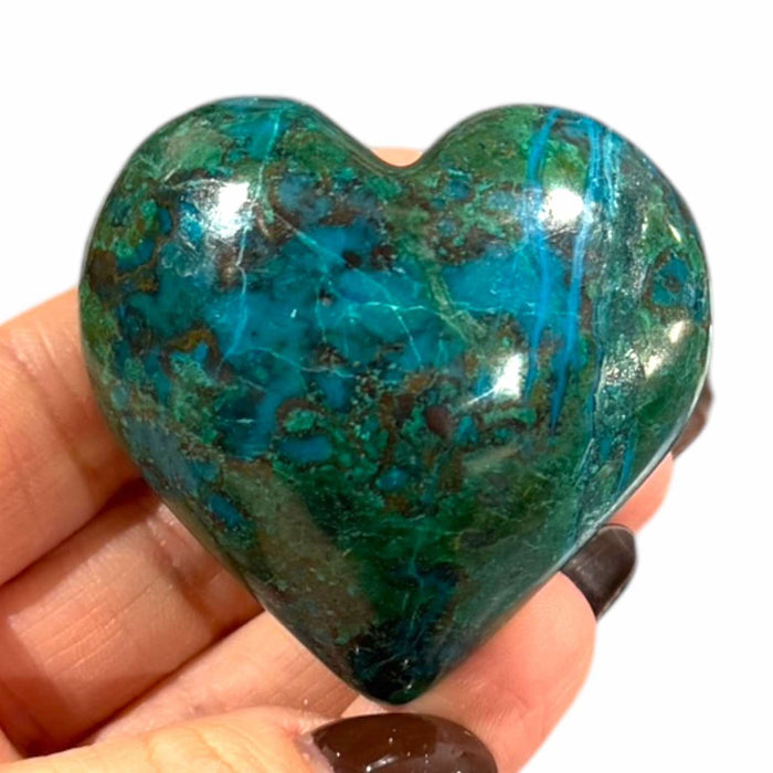 Chrysocolla Heart