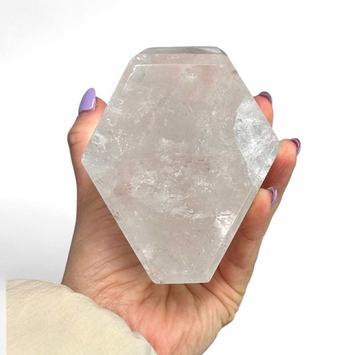 Clear Quartz Generator with Rainbows