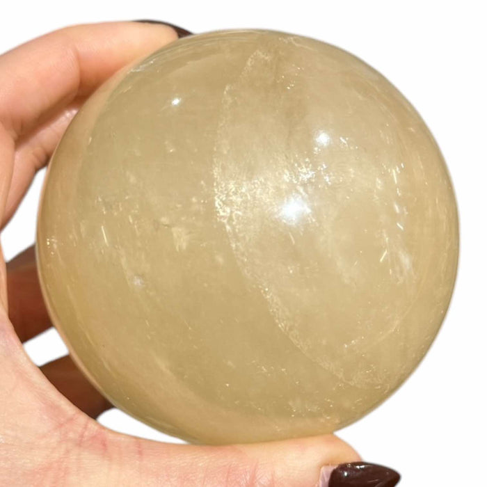 Honey Calcite Sphere