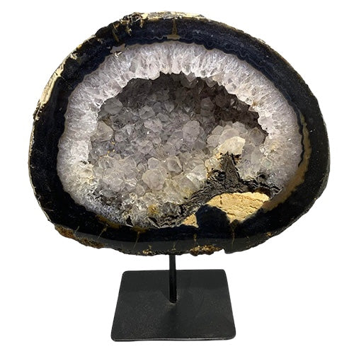 Agate Geode With Druzy