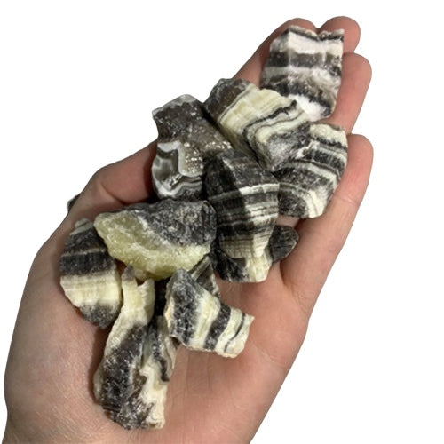 Zebra Calcite Rough ( 2-3.5cm )- 1KG