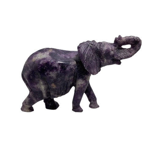 Lepidolite Elephant