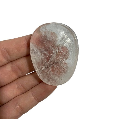 Clear Quartz Worry Stone