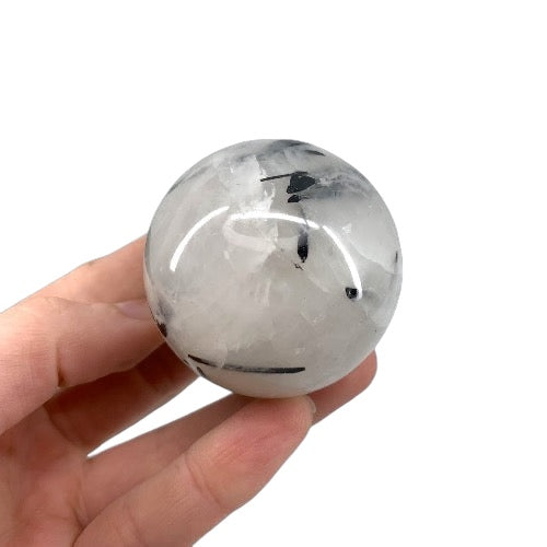 Quartz Tourmaline Sphere