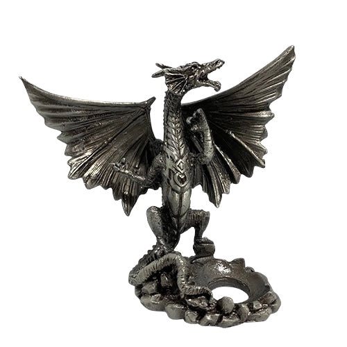 Dragon Pewter Sphere Stand - Design #2