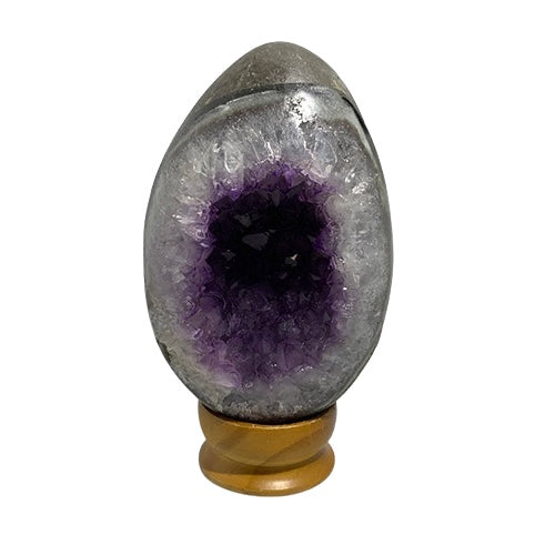 Amethyst Druzy Egg