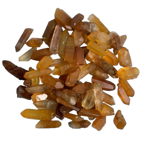 Tangerine Quartz Points 200g