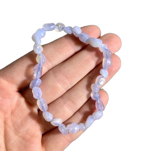 Blue Chalcedony Bracelet 6mm