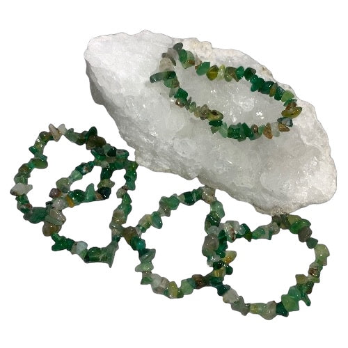 Jade Chip Bracelet - ( 5pk )