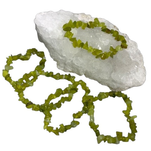 Jade Chip Bracelet - ( 5pk )