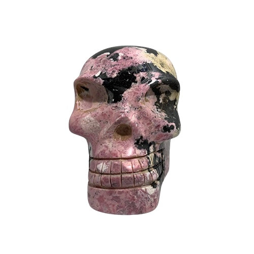 Rhodonite Skull