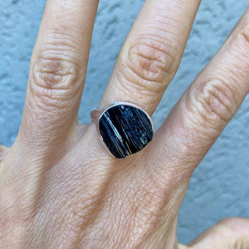 black tourmaline ring 7