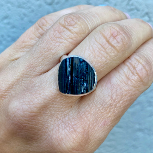black tourmaline ring 7