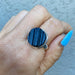 black tourmaline schorl ring