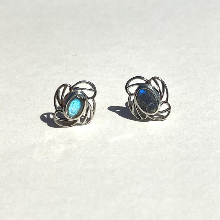 Labradorite Earrings