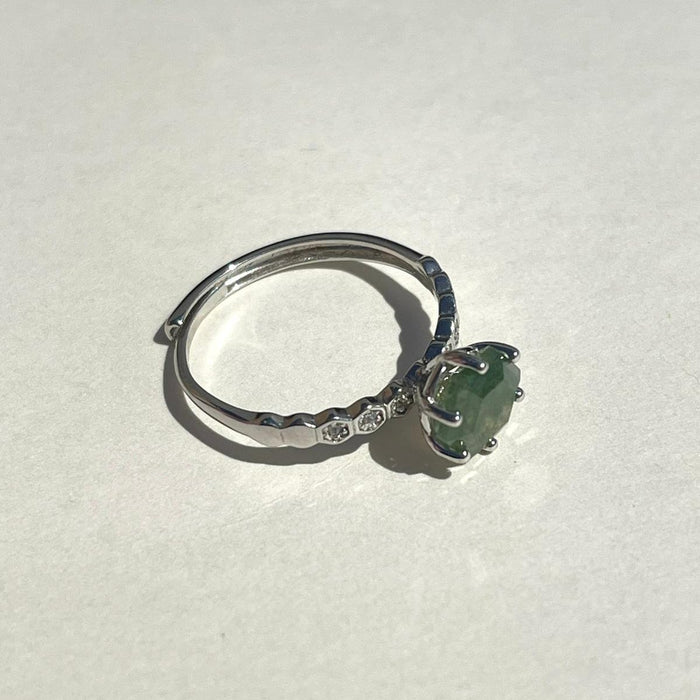 Moss Agate Ring