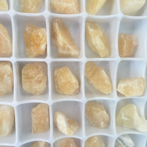 Orange Calcite Rough Boxed