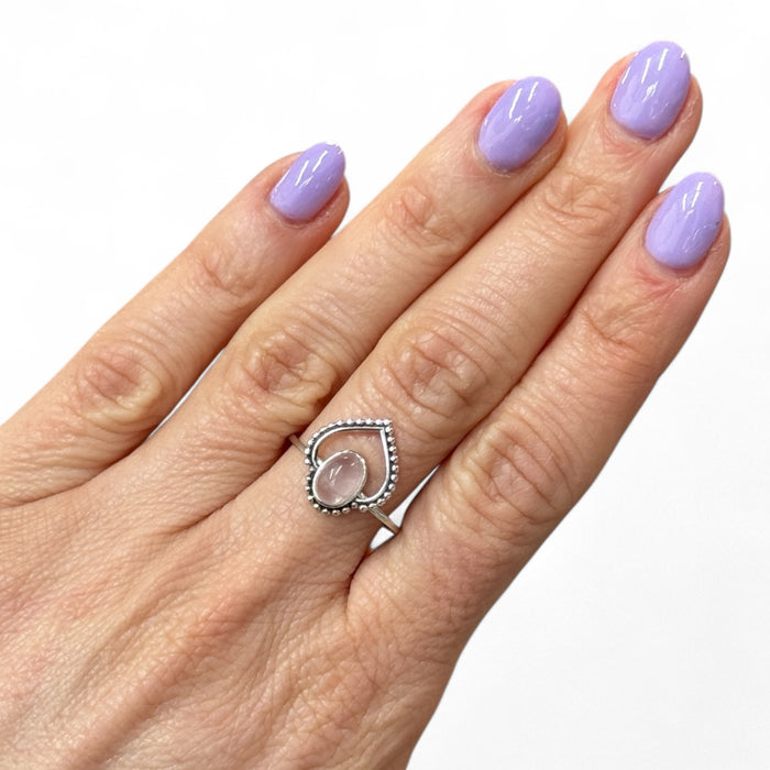 Rose quartz Ring