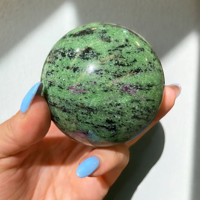 Ruby Zoisite Sphere