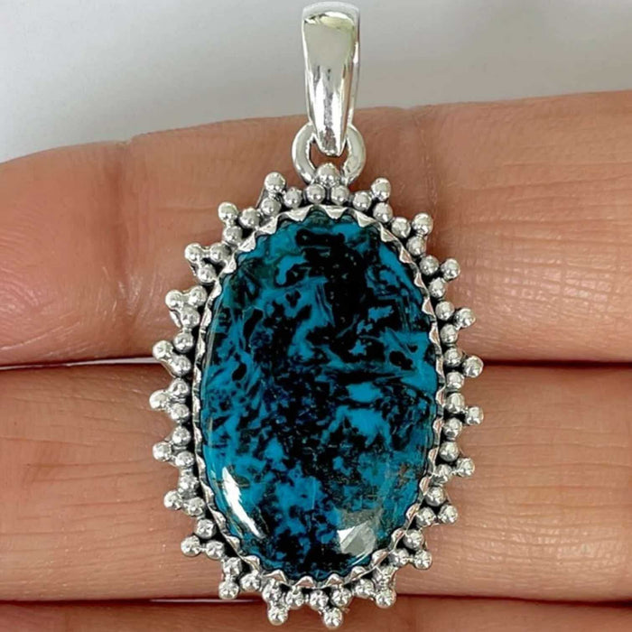 Shattuckite Pendant