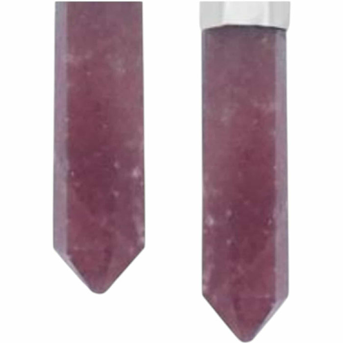 Strawberry Quartz Point Earrings