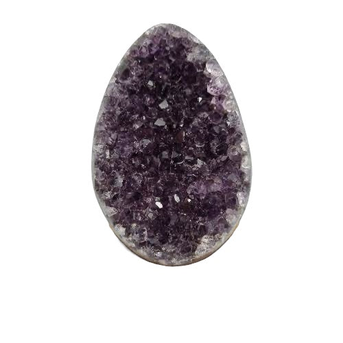 Amethyst Druzy Egg