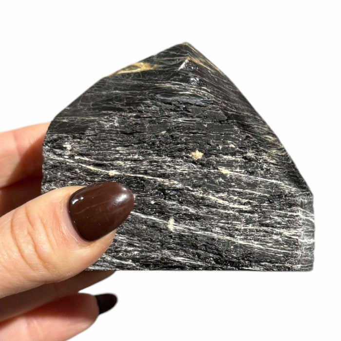 Black Tourmaline Polished Top Generator