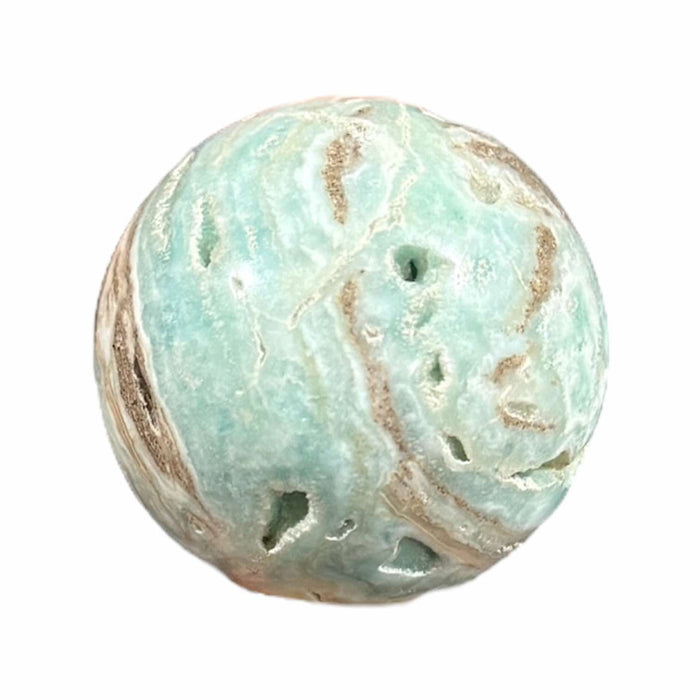 Blue Aragonite Sphere