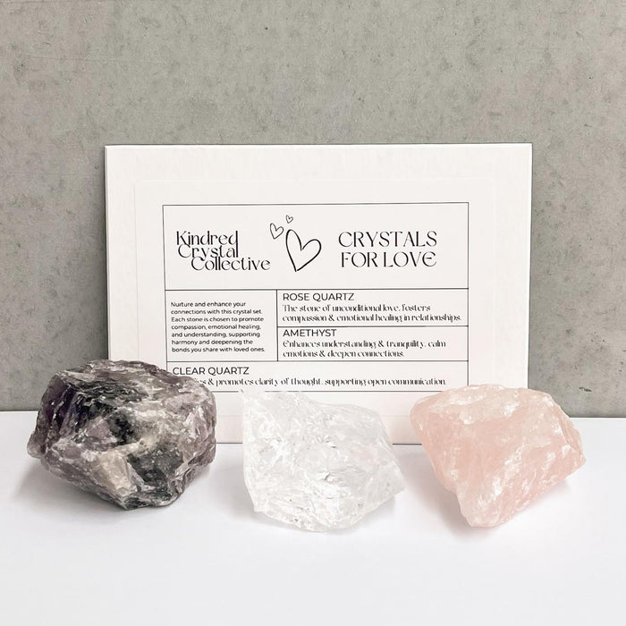 Crystals for Love Kit – Raw Stones for Connection