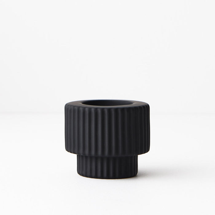Palina Candle Holders in Black