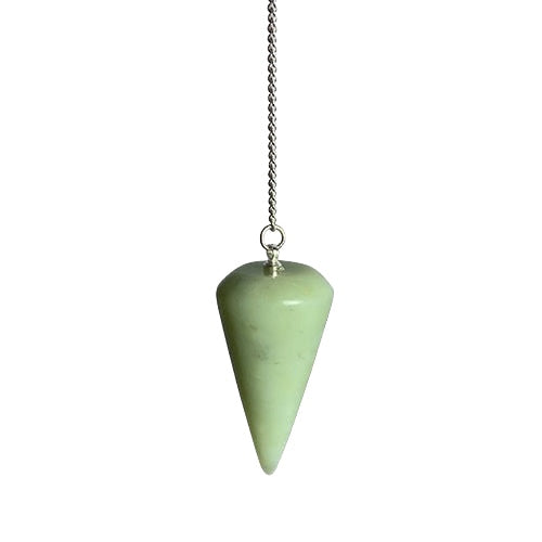 New Jade Pendulum - Rounded Edge