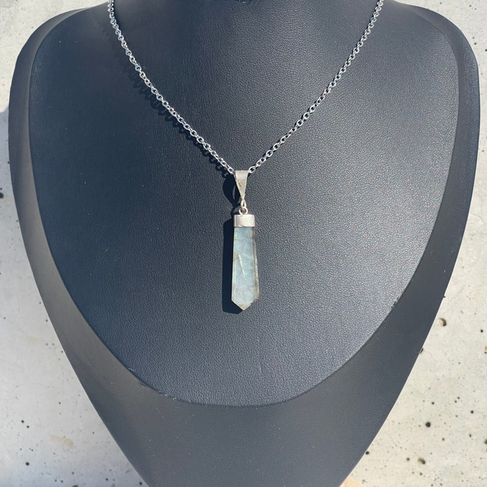 Labradorite Point Pendant