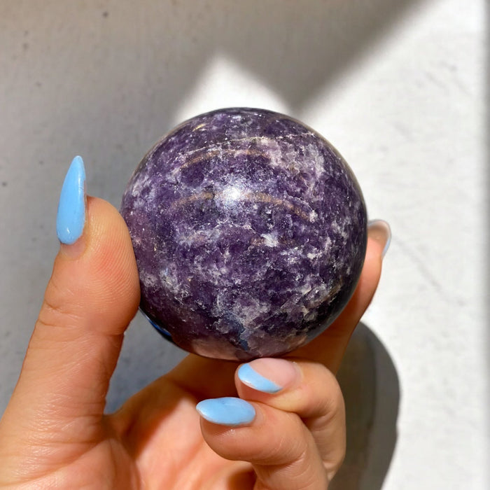 Lepidolite Sphere