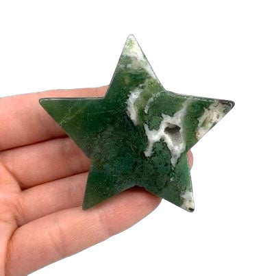 Moss Agate Star