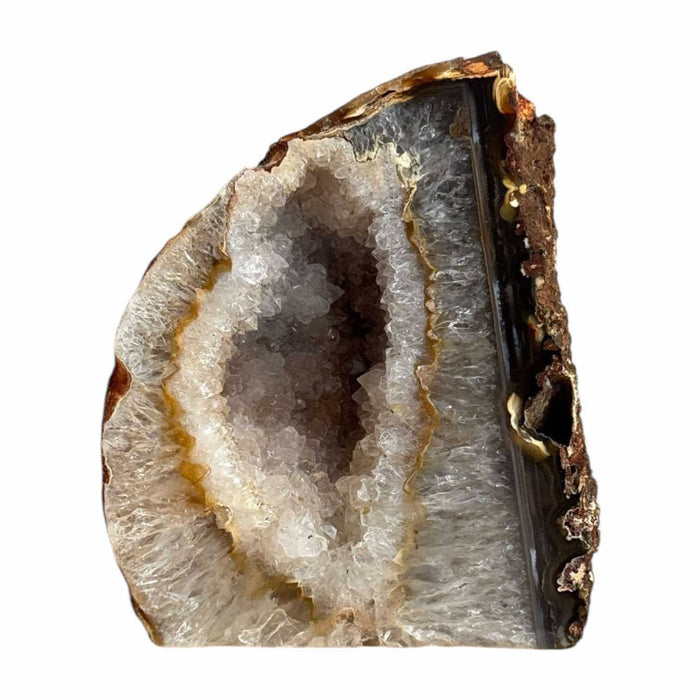 Agate druzy geode