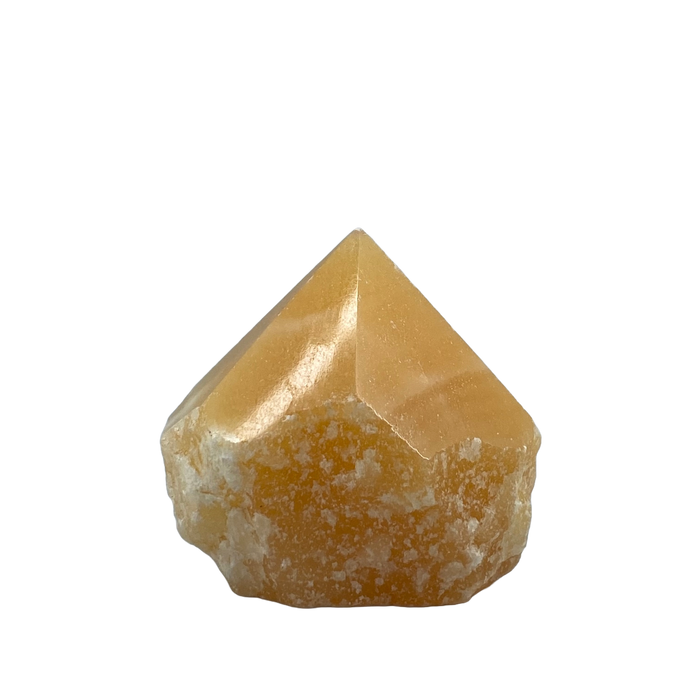 Orange Calcite Polished Top Generator