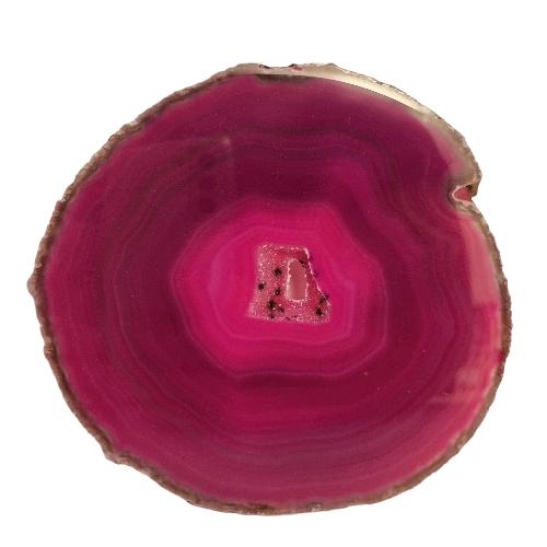 Agate slice pink