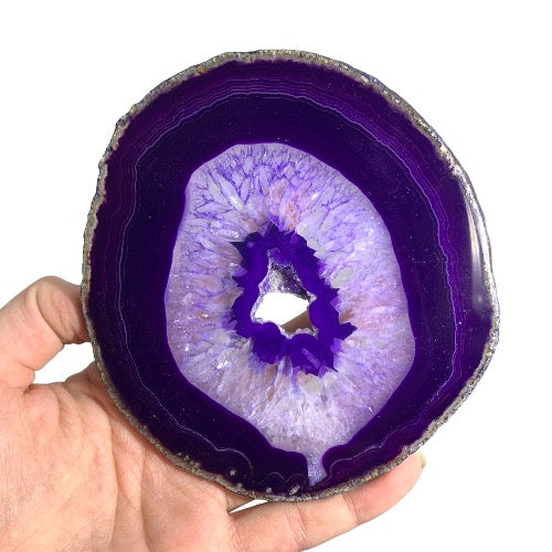 Agate Slice Purple